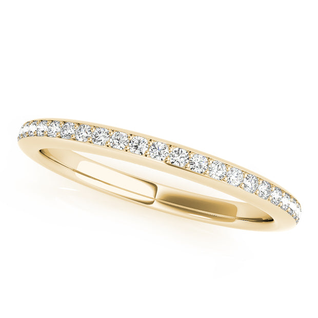 14K Yellow Gold Multi-Diamond Wedding Band