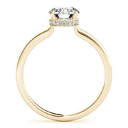 18K Yellow Gold 1 ct tw Solitaire Diamond Engagement Ring