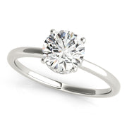 1 CT Round Diamond Solitaire Engagement Ring