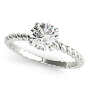 1.0 CT Round Diamond Engagement Solitaire Ring