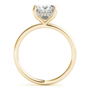 14K Yellow Gold 5/8 ct tw Halo Diamond Engagement Ring