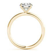 18K Yellow Gold 1 ct tw Halo Diamond Engagement Ring