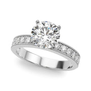 Round Diamond Multi-Stone Engagement Ring