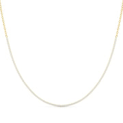 18K Yellow Gold 3 5/8 ct tw New Style Diamond Necklace
