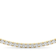 14K Yellow Gold 3 5/8 ct tw New Style Diamond Necklace