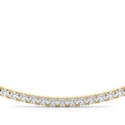 18K Yellow Gold 3 5/8 ct tw New Style Diamond Necklace