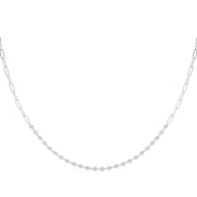 18K White Gold 7/8 ct tw New Style Diamond Necklace