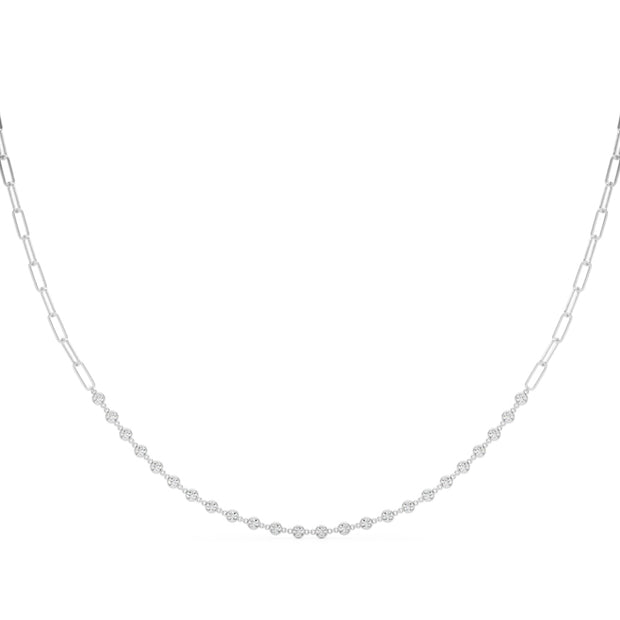 Diamond Round Multi-Stone Necklace