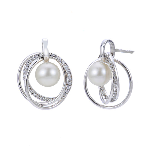 Sterling Silver Freshwater Pearl Earring