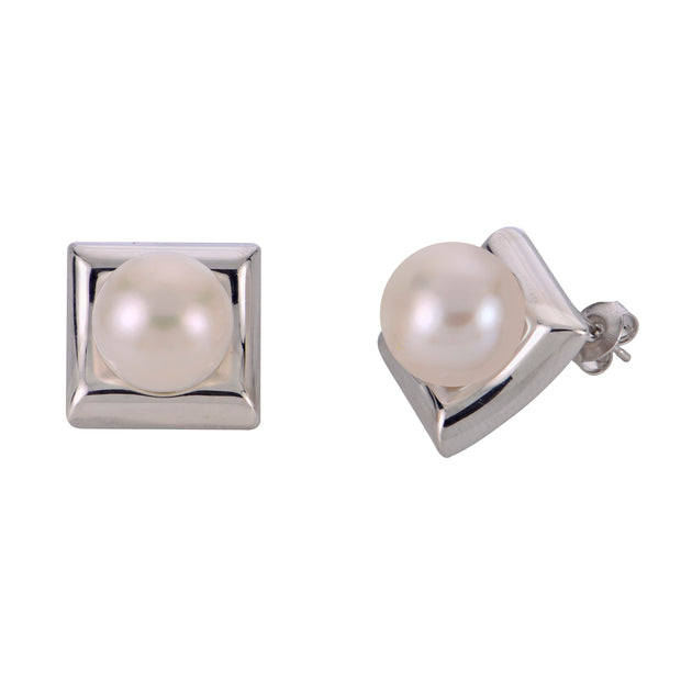 Sterling Silver Freshwater Pearl Earring