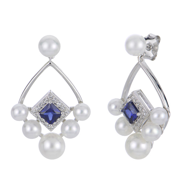 Sterling Silver Freshwater Pearl Earring