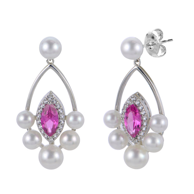 Sterling Silver Freshwater Pearl Earring