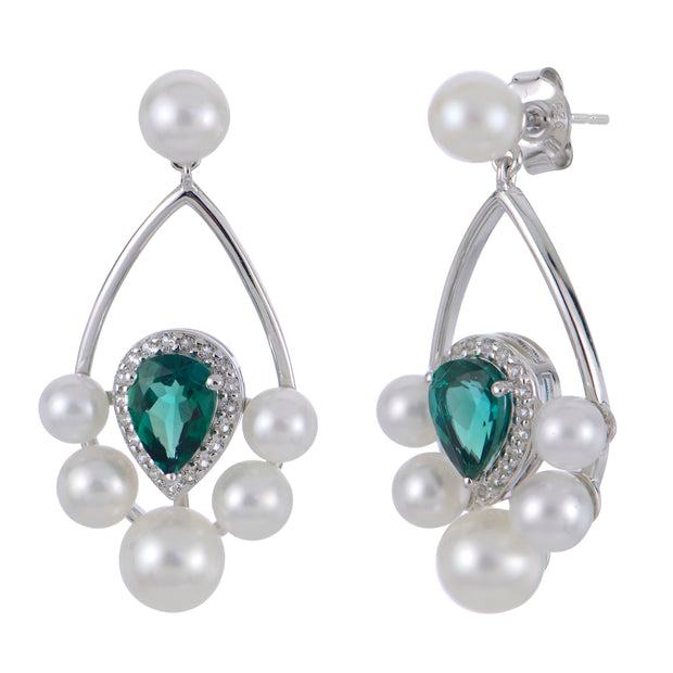 Sterling Silver Freshwater Pearl Earring