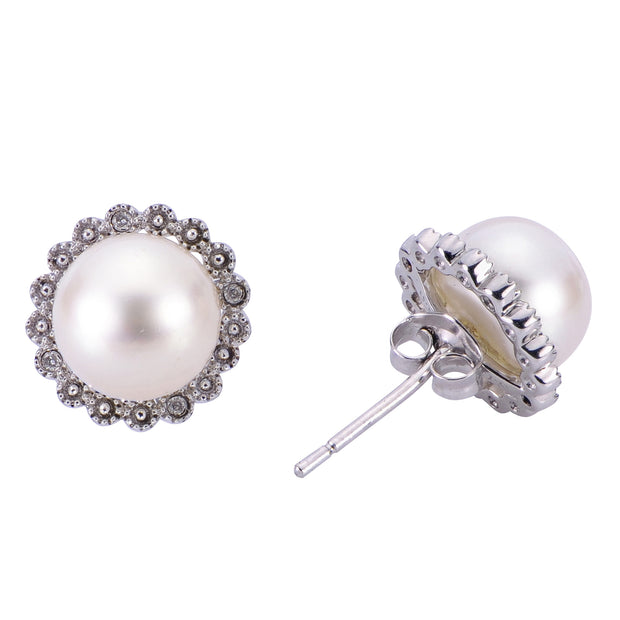 Sterling Silver Freshwater Pearl Earring