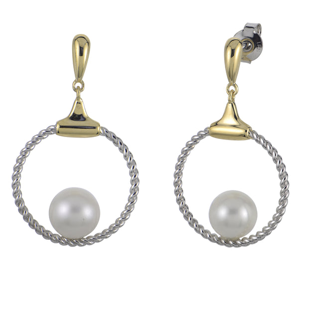Sterling Silver Freshwater Pearl Earring