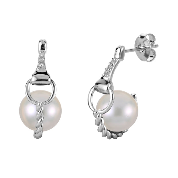 Sterling Silver Freshwater Pearl Earring