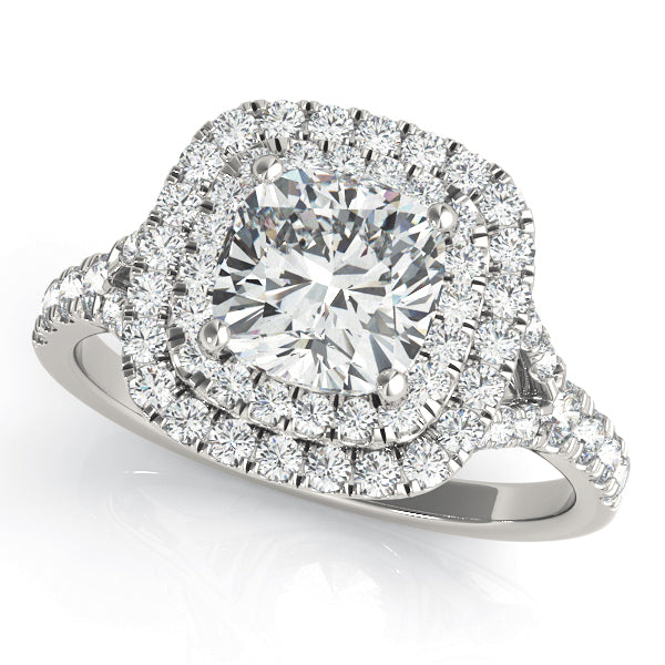 Halo Diamond Engagement Ring