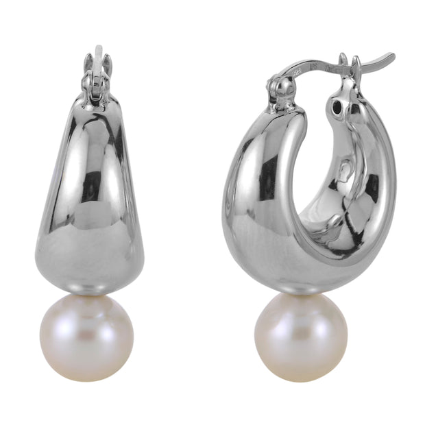 Sterling Silver Freshwater Pearl Earring