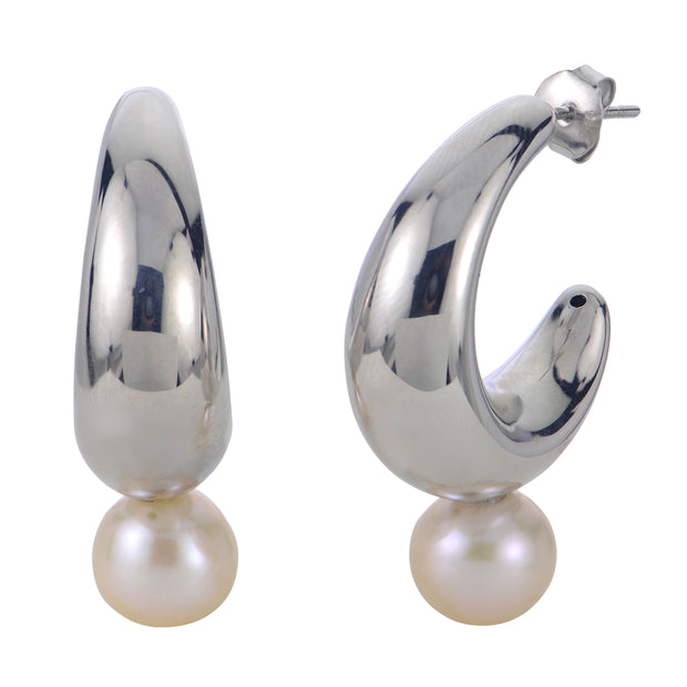 Sterling Silver Freshwater Pearl Earring