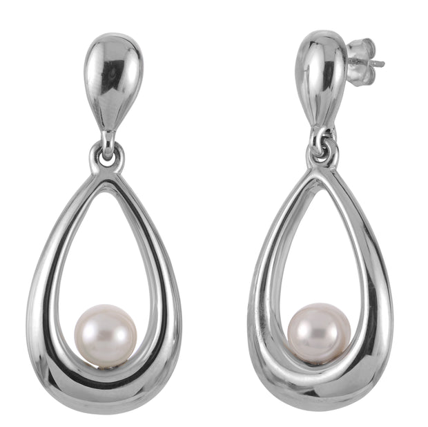 Sterling Silver Freshwater Pearl Earring