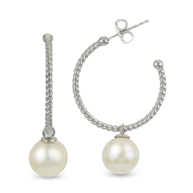 Sterling Silver Freshwater Pearl Earring