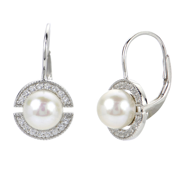 Sterling Silver Freshwater Pearl Earring