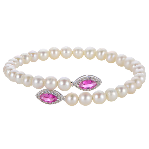 Sterling Silver Freshwater Pearl Bracelet