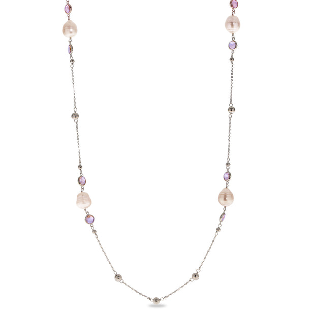 Sterling Silver Freshwater Pearl Necklace