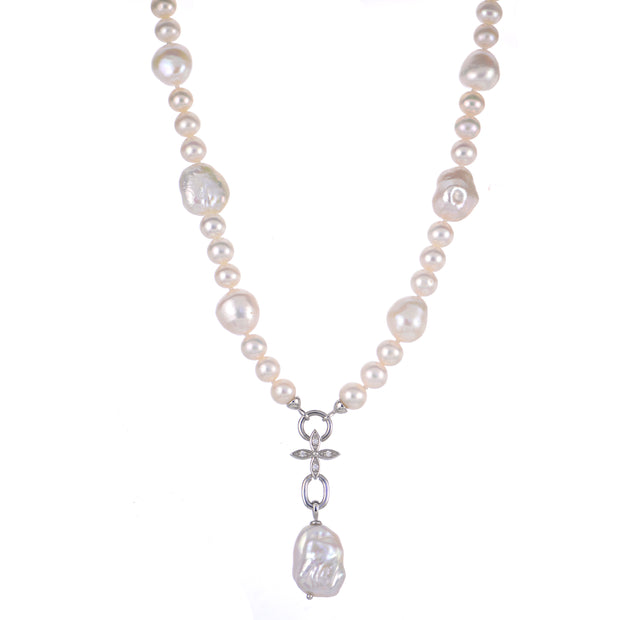 Sterling Silver Freshwater Pearl Necklace