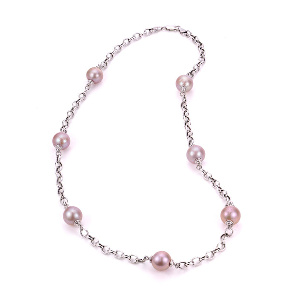 Sterling Silver Freshwater Pearl Necklace