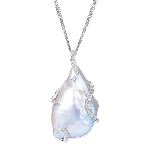 Sterling Silver Freshwater Pearl Pendant