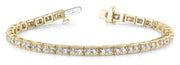14K Yellow Gold Vintage Diamond Tennis Bracelet