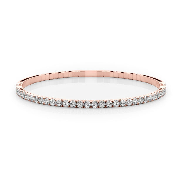 14K Rose Gold 7/8 ct tw New Style Diamond Bracelet