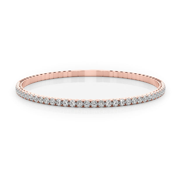 14K Rose Gold 7/8 ct tw New Style Diamond Bracelet
