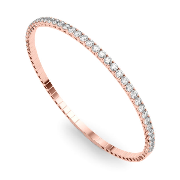 14K Rose Gold 7/8 ct tw New Style Diamond Bracelet