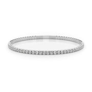 Multi-Diamond Flex Bangle Bracelet