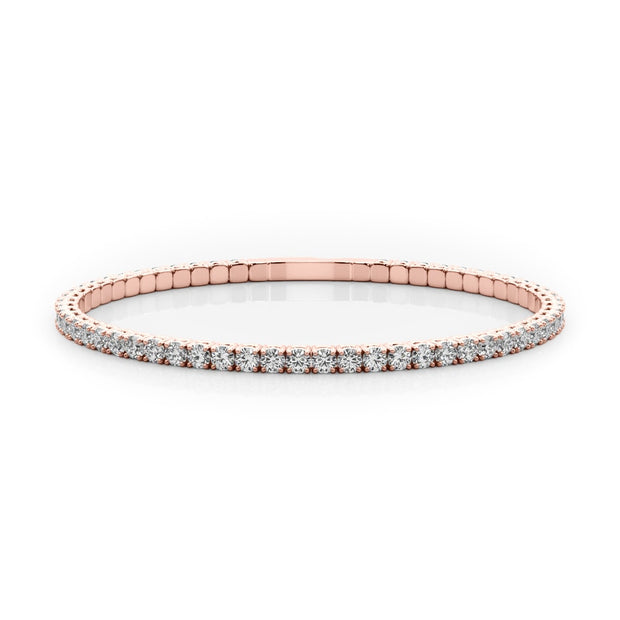 14K Rose Gold 1 5/8 ct tw New Style Diamond Bracelet