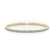 18K Yellow Gold 1 5/8 ct tw New Style Diamond Bracelet