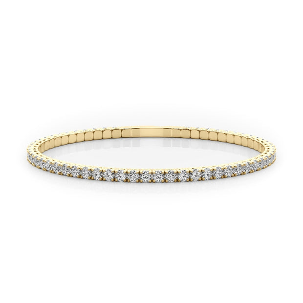 18K Yellow Gold 1 5/8 ct tw New Style Diamond Bracelet