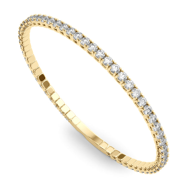 18K Yellow Gold 1 5/8 ct tw New Style Diamond Bracelet