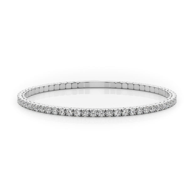 18K White Gold 1 5/8 ct tw New Style Diamond Bracelet