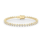 18K Yellow Gold 1 1/2 ct tw New Style Diamond Bracelet