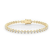 14K Yellow Gold 1 1/2 ct tw New Style Diamond Bracelet