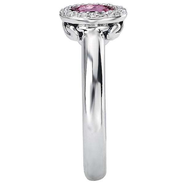 Ladies Gemstone and Diamond Ring