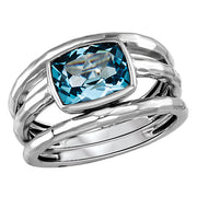 Ladies Fashion Gem-Stone Ring