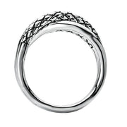 Ladies Twist Sterling Silver Ring