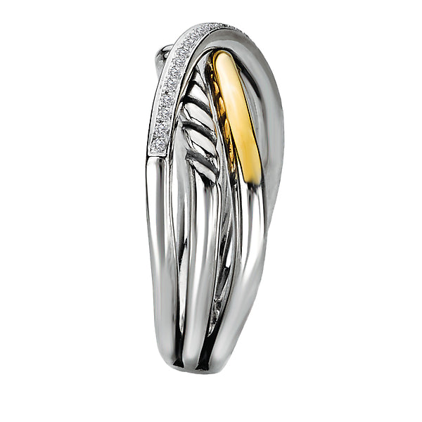 Ladies Two-Tone Diamond Ring