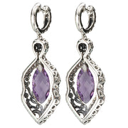 Ladies Fashion Gemstone Earrings