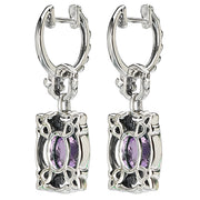 Ladies Fashion Gemstone Earrings