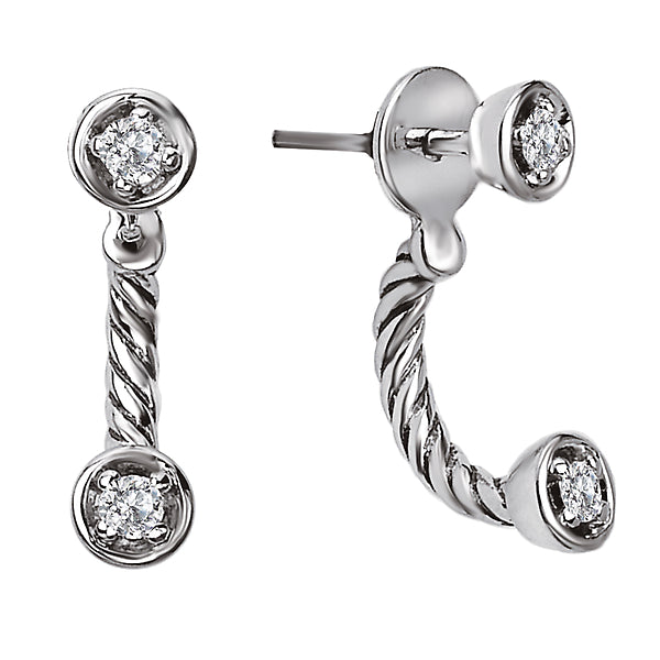 Ladies Fashion Diamond Earrings